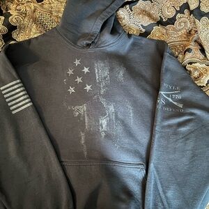 Grunt Style Black Patriotic Hoodie
